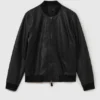 Black Lambskin Leather Jacket