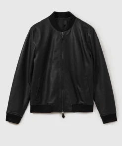 Black Lambskin Leather Jacket