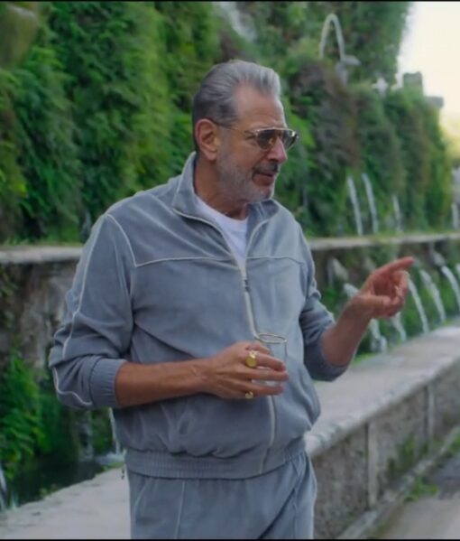 Jeff Goldblum KAOS Zeus Grey Tracksuit