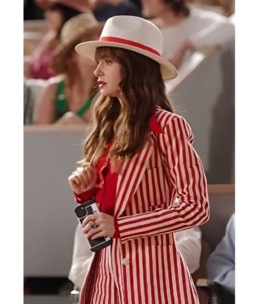 Emily Cooper TV Series Emily In Paris S04 Lily Collins Striped Blazer