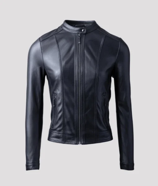 Women Black Leather Jacket