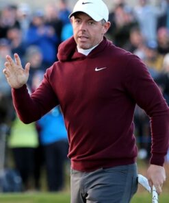 Amgen Irish Open 2024 Rory McIlroy Maroon Hoodie