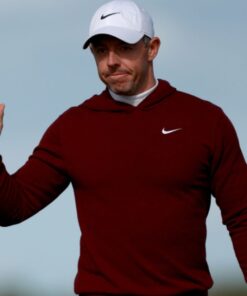 Amgen Irish Open 2024 Rory McIlroy Maroon Hoodie – Replica