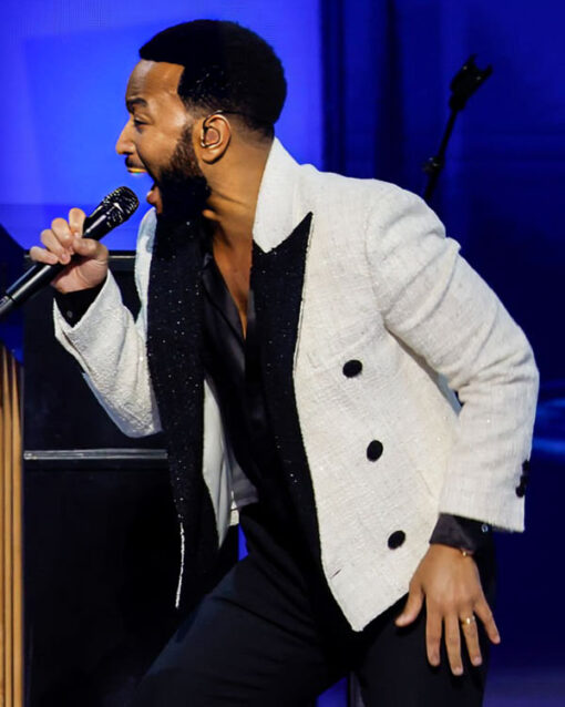 Democratic National Convention John Legend White Blazer