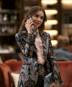 Emily In Paris S04 Lily Collins Floral Blazer