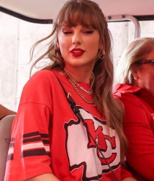 Taylor Swift Kansas City Chiefs Vintage Red T-Shirt - Replica