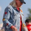 Donna Kelce World Largest Tailgate Denim Jacket