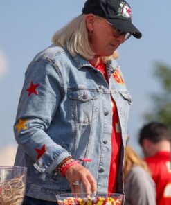 Donna Kelce World Largest Tailgate Denim Jacket