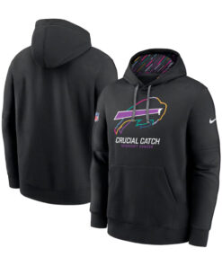 Black Buffalo Bills 2024 Crucial Catch Hoodie