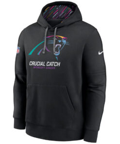 Carolina Panthers Black 2024 Crucial Catch Club Hoodie