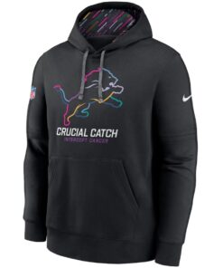 Detroit Lions 2024 Crucial Catch Club Pullover Hoodie