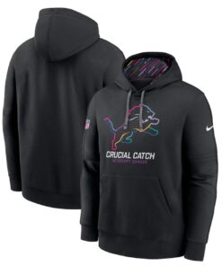 Detroit Lions 2024 Crucial Catch Club Pullover Hoodie