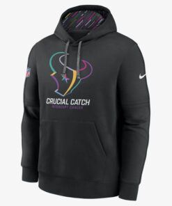 Houston Texans Crucial Catch Black Hoodie