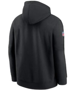 Los Angeles Chargers Black 2024 Crucial Catch Club Pullover Hoodie