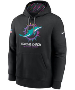 Miami Dolphins 2024 Crucial Catch Pullover Hoodie