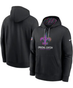 New Orleans Saints 2024 Crucial Catch Club Hoodie