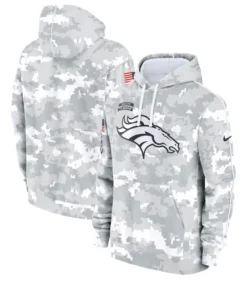 Denver Broncos Camo Salute To Service Hoodie