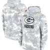 Green Bay Packers Camo Salute To Service Hoodie