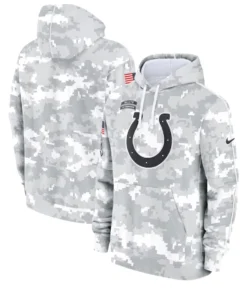 Indianapolis Colts Camo Salute To Service Hoodie