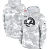 Los Angeles Rams Camo Salute To Service Hoodie