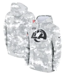 Los Angeles Rams Camo Salute To Service Hoodie