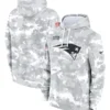 New England Patriots Camo Salute To Service Hoodie