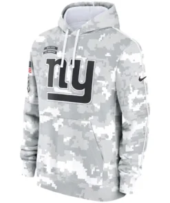 New York Giants Camo 2024 Salute To Service Hoodie