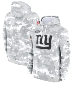 New York Giants Camo Salute To Service Hoodie