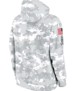 New York Giants Grey Camo 2024 Salute To Service Hoodie