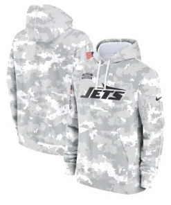 New York Jets Camo Salute To Service Hoodie