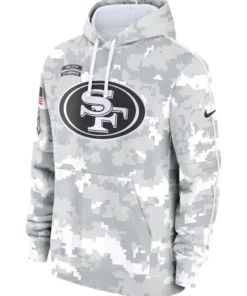 San Francisco 49ers Camo 2024 Salute to Service Hoodie