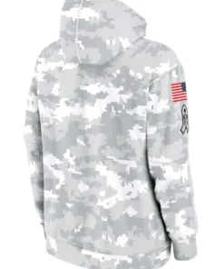 San Francisco 49ers Grey Camo 2024 Salute to Service Hoodie