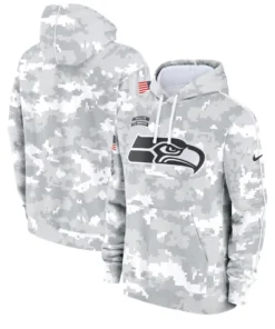 Seattle Seahawks Camo Salute To Service Hoodie