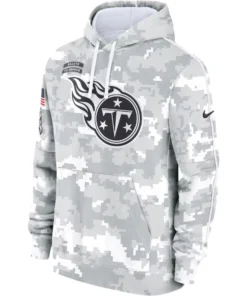 Tennessee Titans Camo 2024 Salute To Service Hoodie