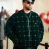 Travis Kelce Green Quilted Jacket